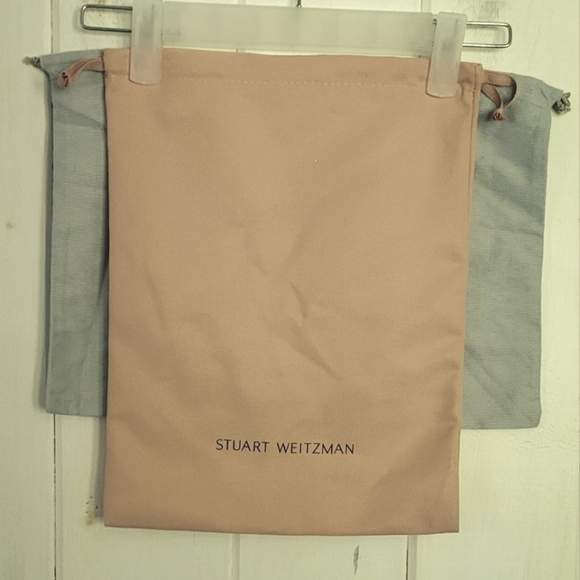 Stuart Weitzman Lot Of 2 Dust Shoe Bags - Picture 1 of 10